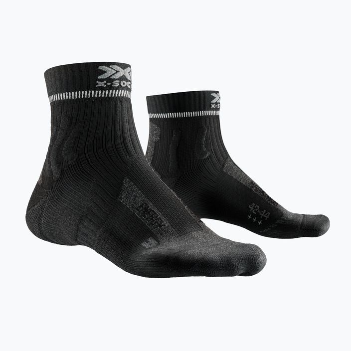 Мъжки чорапи за бягане X-Socks Marathon Energy 4.0 opal black/dolomite grey 5