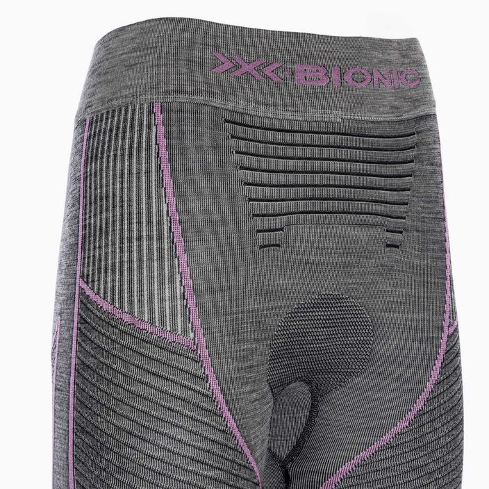 Дамски термоактивен панталон X-Bionic Merino black/grey/magnolia 3