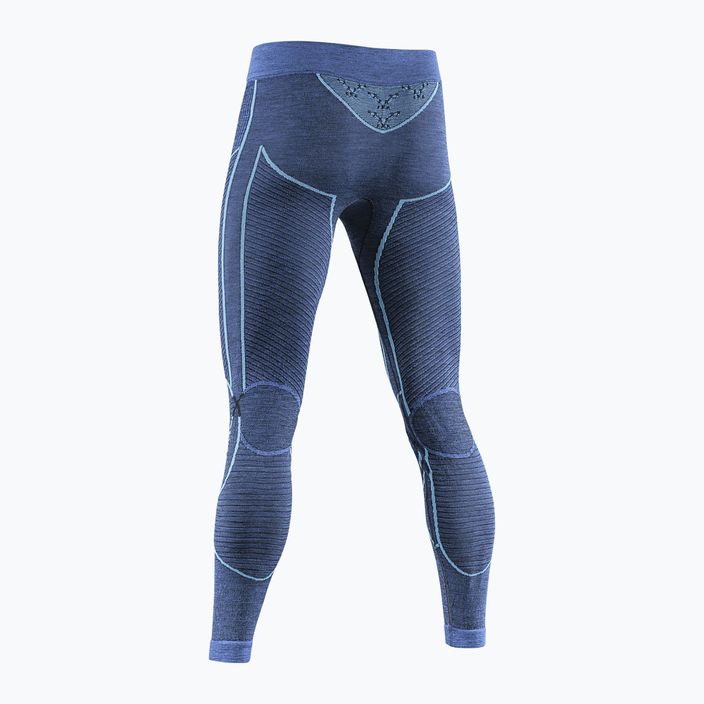 Мъжки термо панталони X-Bionic Merino dark ocean/sky blue 2