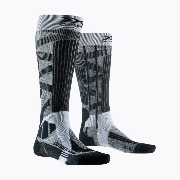Дамски ски чорапи X-Socks Ski Rider 4.0 grey melange/opal black 4