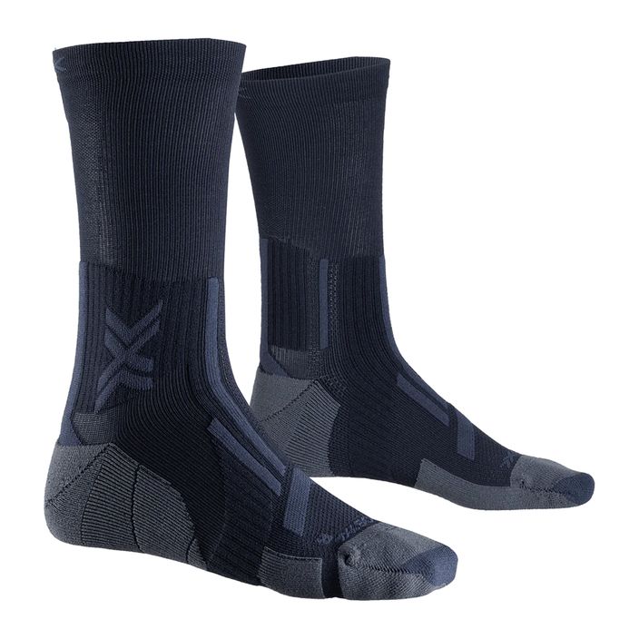 Мъжки чорапи за бягане X-Socks Trailrun Perform Crew black/charcoal 2