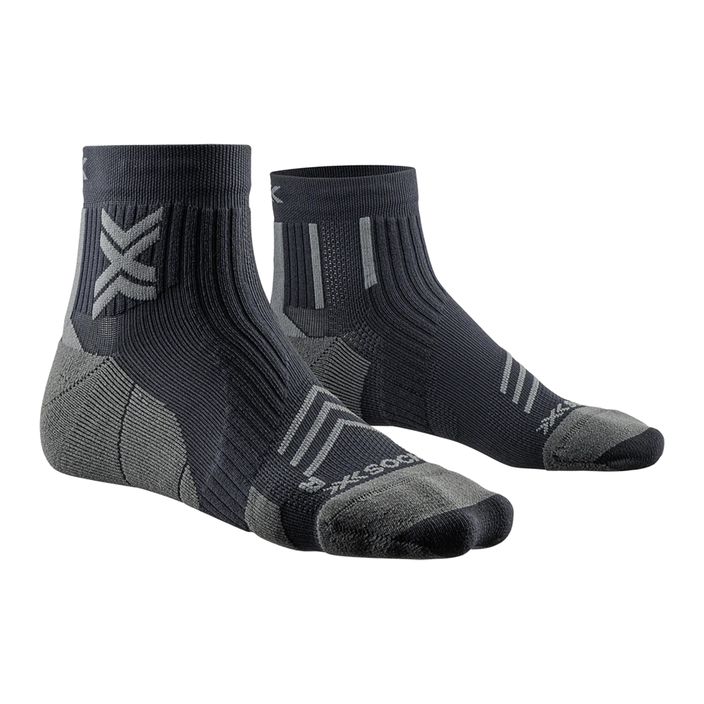 Мъжки чорапи за бягане X-Socks Run Expert Ankle black/charcoal 2