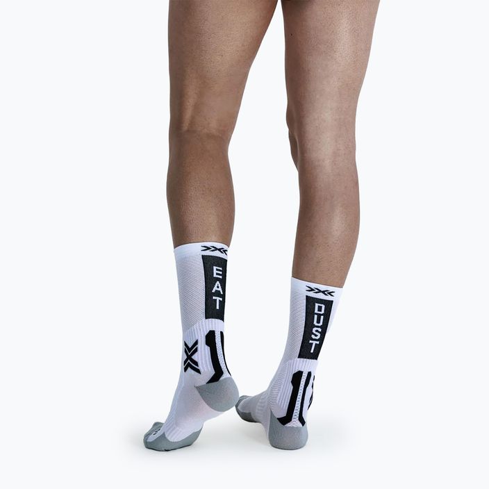 X-Socks Bike Perform Crew чорапи за колоездене artcic white/opal black 4