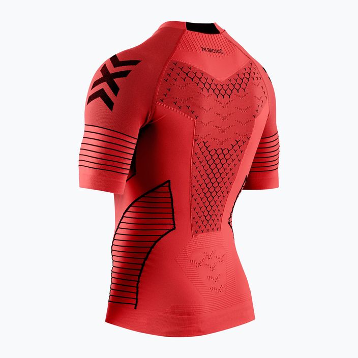 Мъжка тениска за бягане X-Bionic Twyce Race SS червена/черна 2