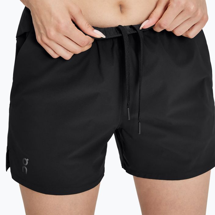 Дамски къси панталони за бягане On Running Essential black 4