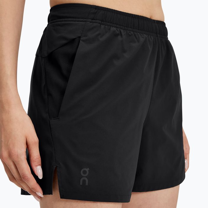 Дамски къси панталони за бягане On Running Essential black 5