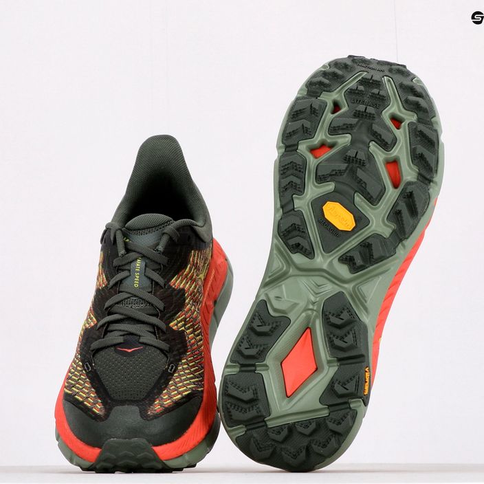 Мъжки обувки за бягане HOKA Mafate Speed 4 green 1129930-TFST 17