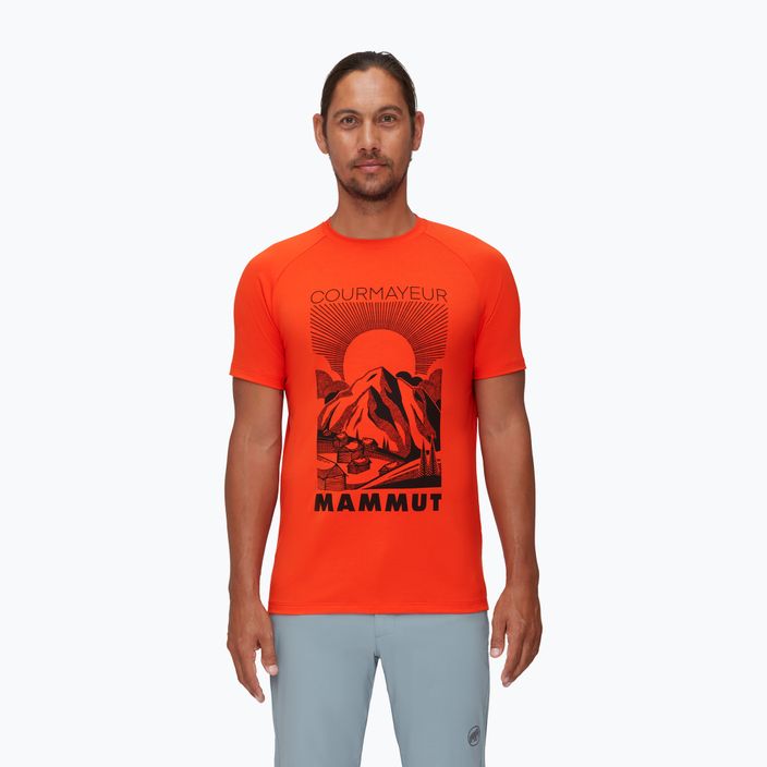 MAMMUT Mountain мъжка риза за трекинг оранжева
