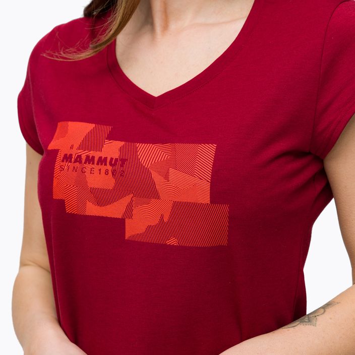 Дамска риза за трекинг MAMMUT Trovat maroon 4