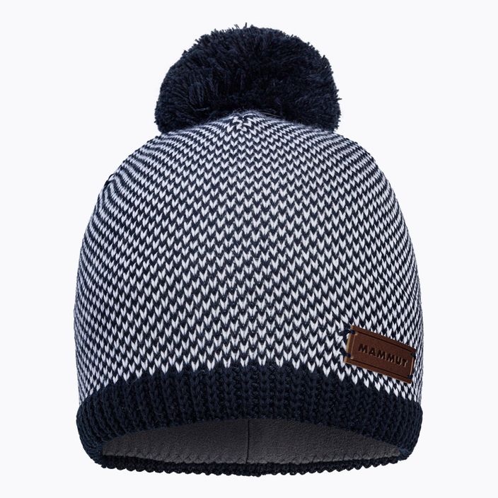 Зимна шапка за жени Mammut Snow grey-black 1191-01120-5899-1 2