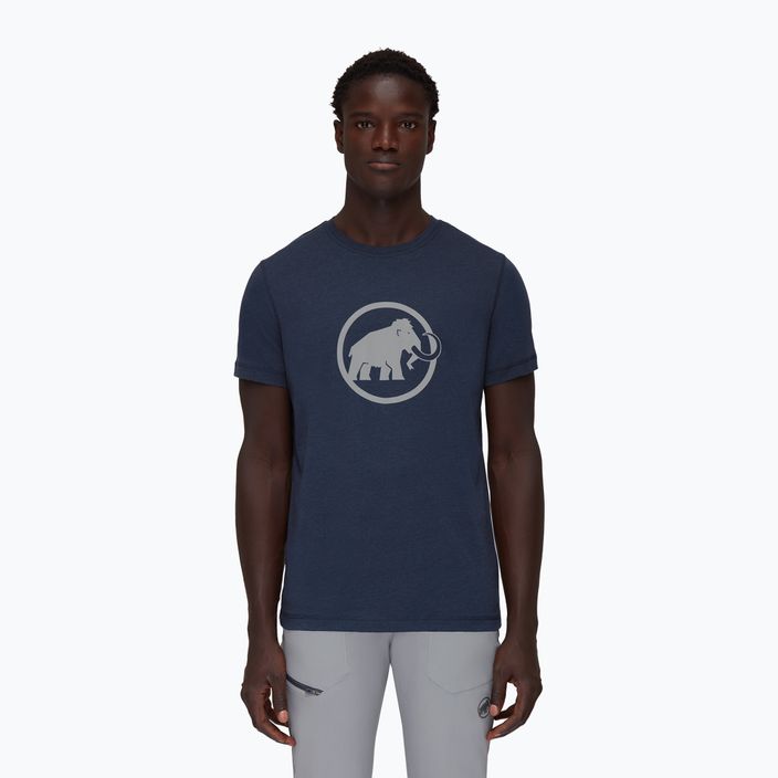 Мъжка тениска за трекинг Mammut Core Reflective тъмно синя 1017-04051