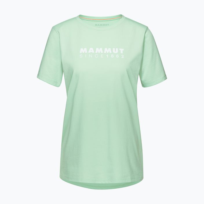 Дамска тениска Mammut Core Logo neo mint 3