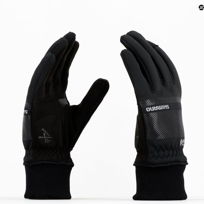 Shimano Infinium Primaloft мъжки ръкавици за колоездене черни ECWGLBWUS25ML0104 8