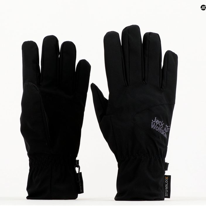 Jack Wolfskin Stormlock Highloft трекинг ръкавици черни 1904433_6000_001 6