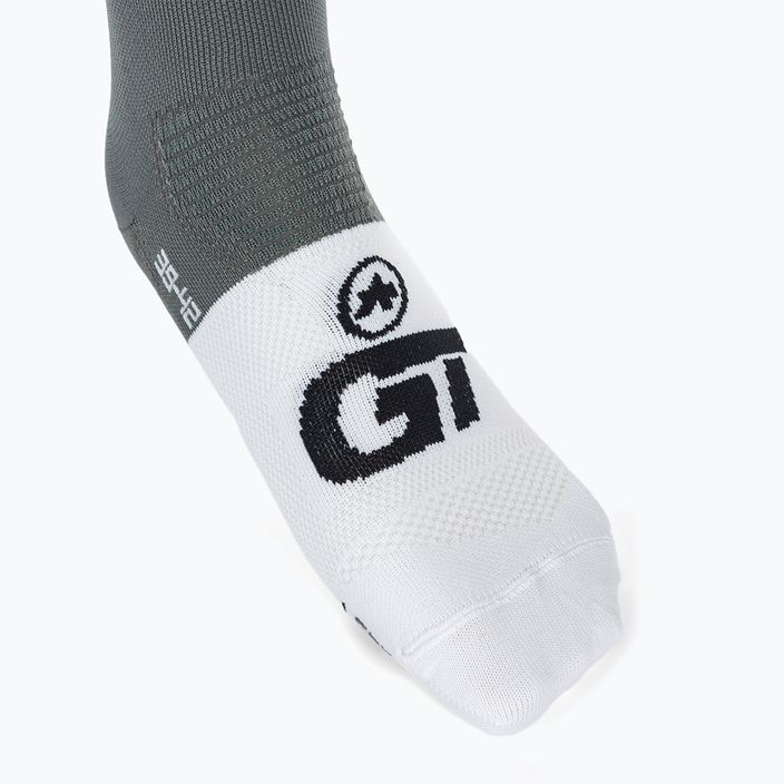 ASSOS GT C2 rock grey чорапи за колоездене 3