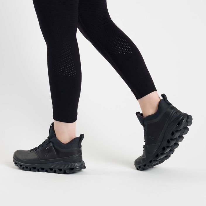 Дамски обувки за бягане ON Cloud Hi Waterproof black 2899672 3