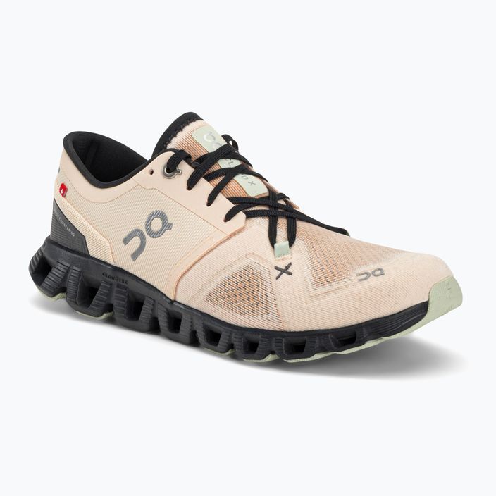 Дамски обувки за бягане On Cloud X 3 beige 6098694