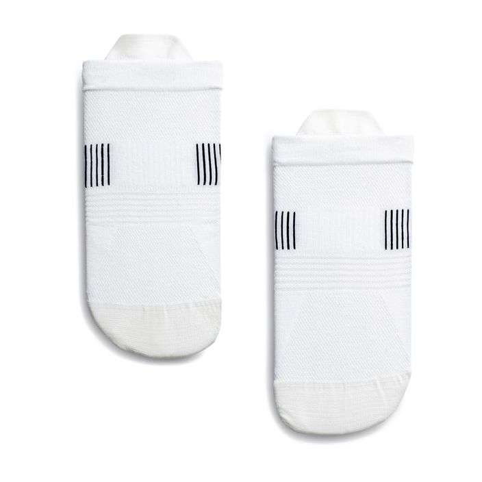 Ултралеки ниски бели/черни чорапи за бягане за жени 2