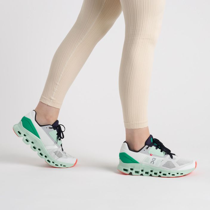 Дамски обувки за бягане On Running Cloudstratus undyeu-white/creek 2