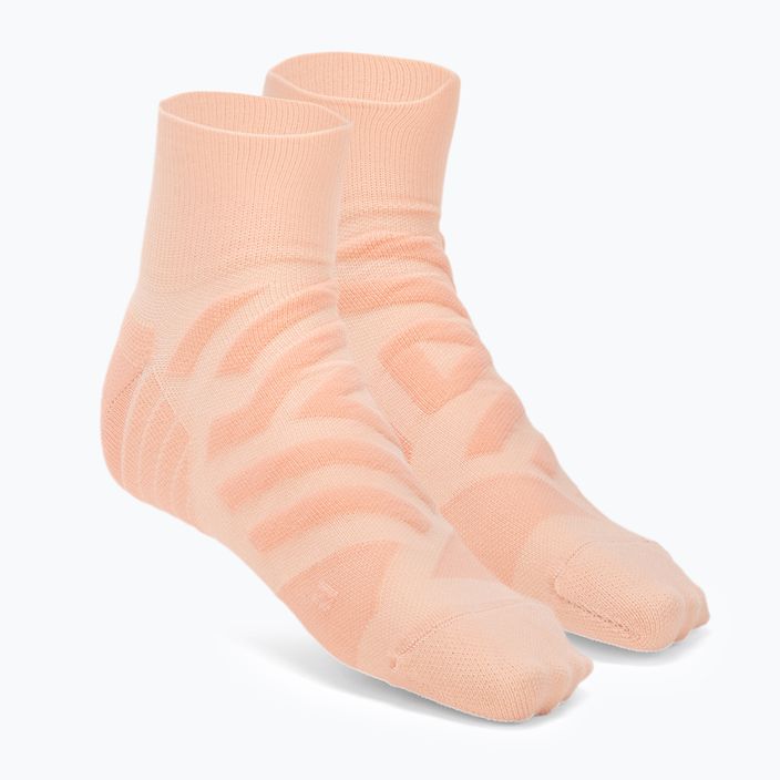 Дамски чорапи за бягане On Running Performance Mid rose/flamingo