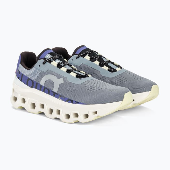 Мъжки обувки за бягане On Running Cloudmonster mist/blueberry 4