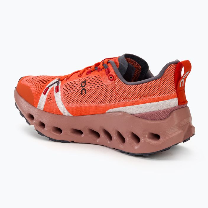 Дамски обувки за бягане On Running Cloudsurfer Trail flame/dustrose 3