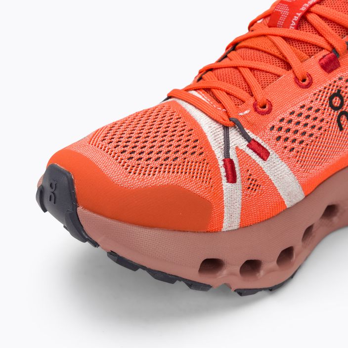 Дамски обувки за бягане On Running Cloudsurfer Trail flame/dustrose 7