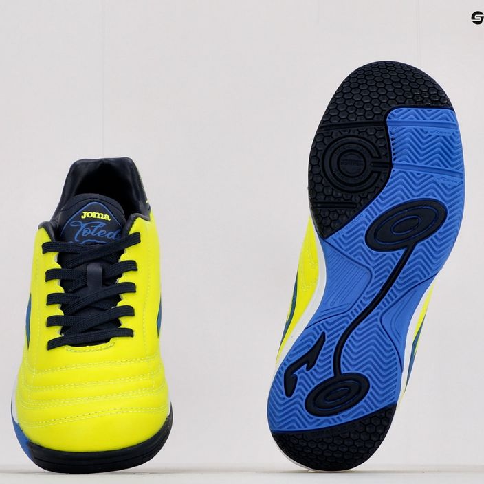 Детски футболни обувки Joma Toledo IN лимонов флуор 11