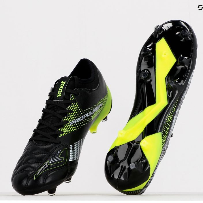 Joma Propulsion Cup FG black/lemon fluor мъжки футболни обувки 14