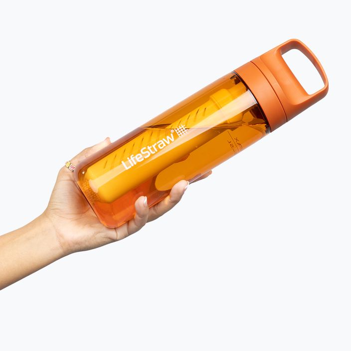 Lifestraw Go 2.0 бутилка за пътуване с филтър 650 ml kyoto orange 3