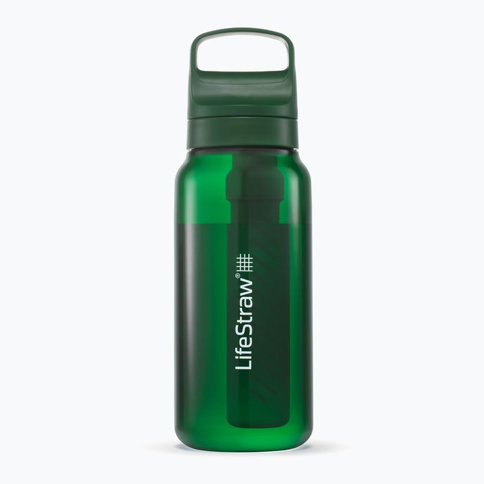 Lifestraw Go 2.0 бутилка за пътуване с филтър 1 л тераса зелена