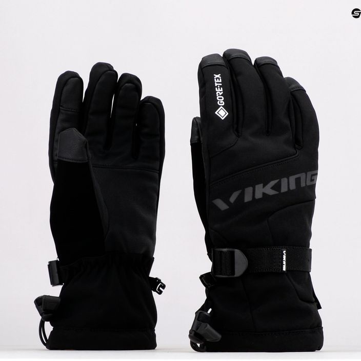 Мъжки ски ръкавици Viking Hudson GTX black 160/22/8282/09 8