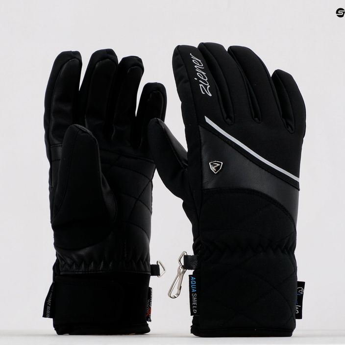 Дамски ски ръкавици ZIENER Kaika As Aw black 801167 12 6
