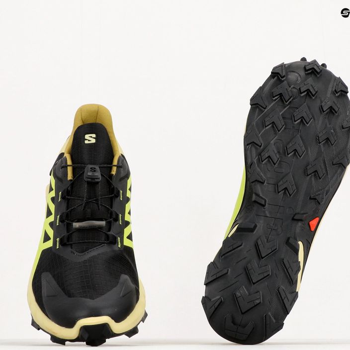 Мъжки обувки за бягане Salomon Supercross 4 GTX черен-зелен L41731700 14