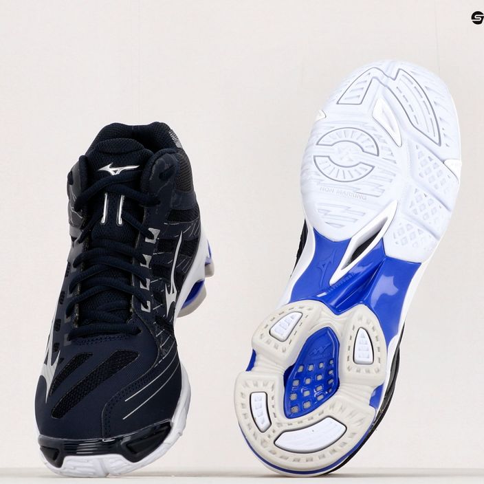 Мъжки обувки за волейбол Mizuno Wave Voltage Mid navy blue V1GA216501 11