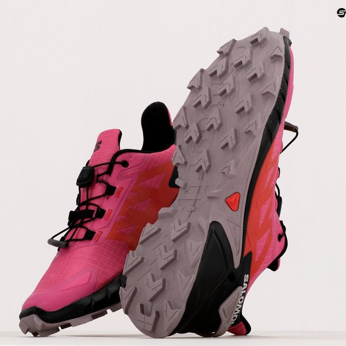 Дамски обувки за бягане Salomon Supercross 4 розов L41737600 13