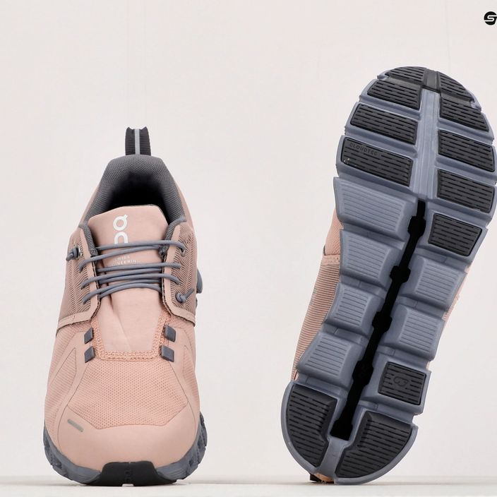 Дамски обувки за бягане ON Cloud 5 Waterproof pink 5998527 12