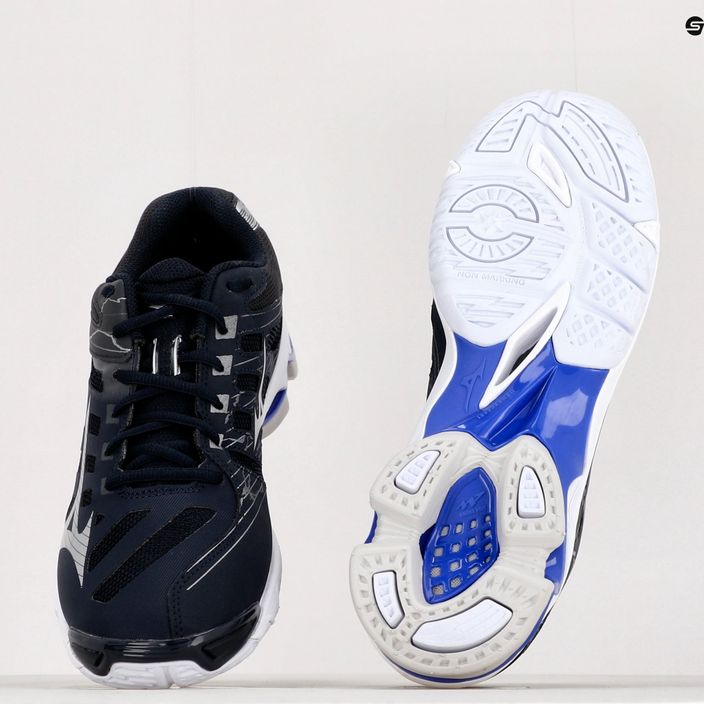 Мъжки обувки за волейбол Mizuno Wave Voltage navy blue V1GA216001 11