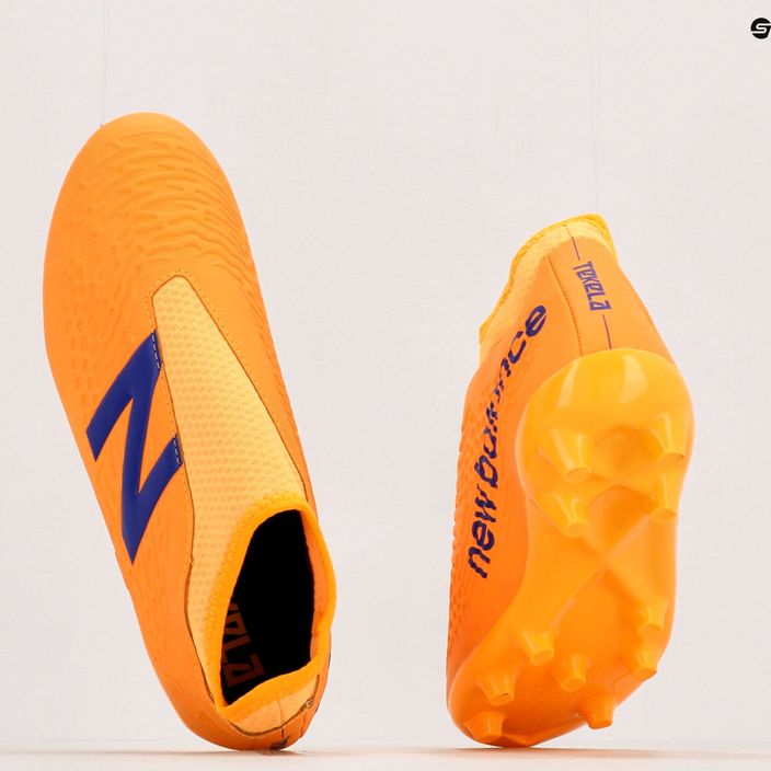 Детски футболни обувки New Balance Tekela V3+ Magique FG orange JST3FD35.M.045 10