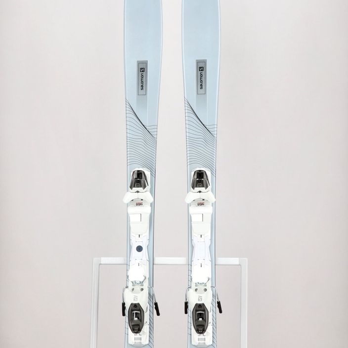 Мъжки ски за спускане Salomon Stance W80 white + M10 GW L41494000/L4113260010 10