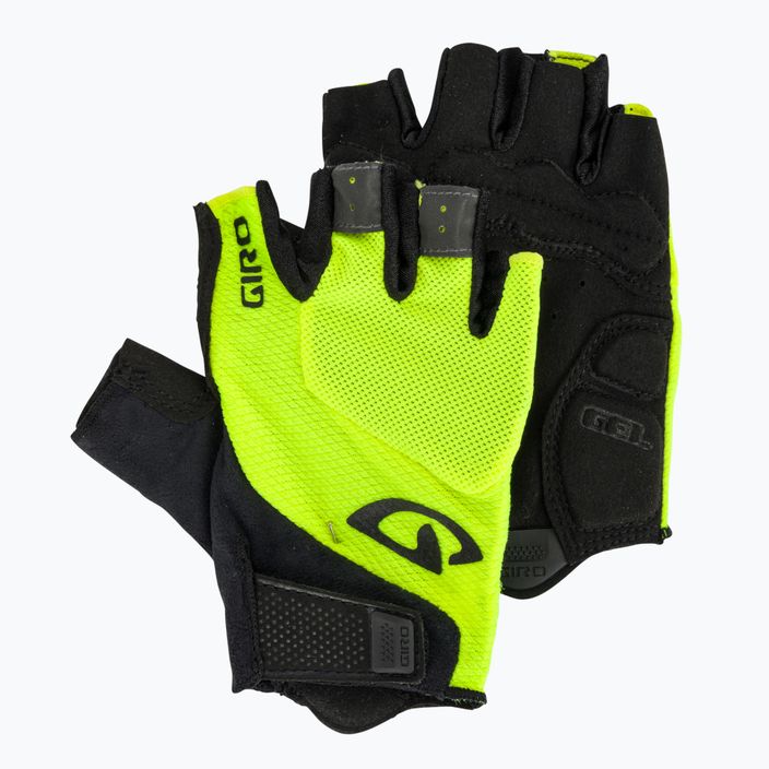Мъжки ръкавици за колоездене Giro Bravo Gel highlight yellow