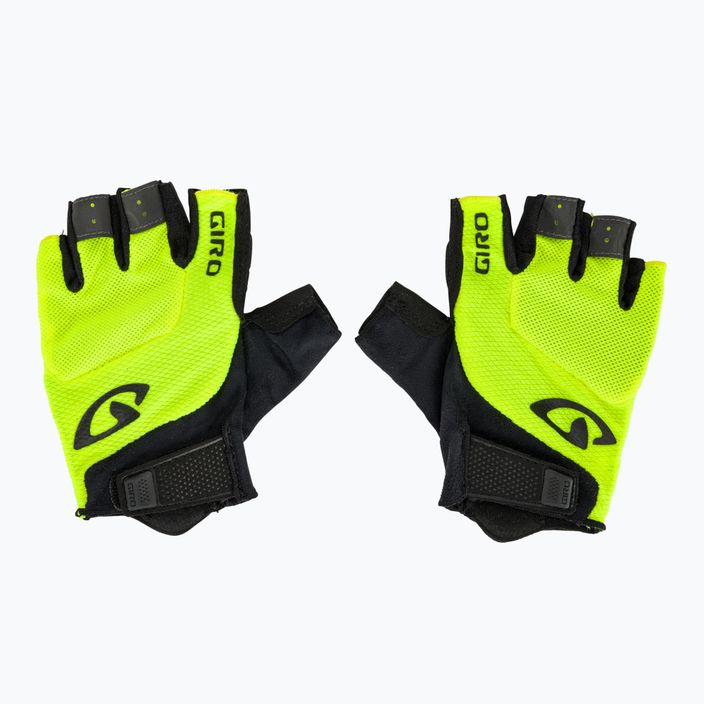 Мъжки ръкавици за колоездене Giro Bravo Gel highlight yellow 3