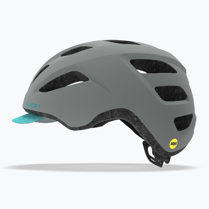 Giro Trella Интегрирана MIPS каска за велосипед матово сиво тъмно тил 8