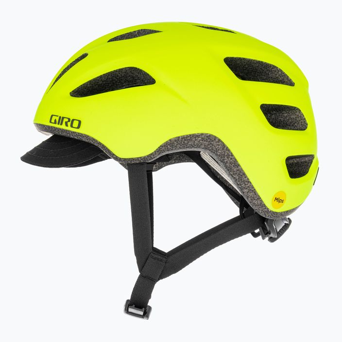 Giro Cormick Интегрирана MIPS велосипедна каска матово подчертано жълто черно 5