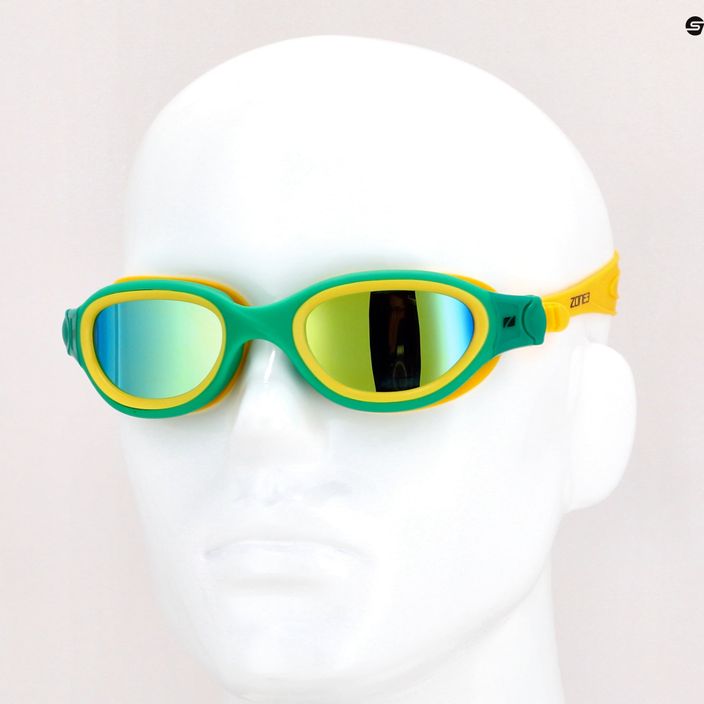Zone3 Venator X Очила за плуване 115 зелени/жълти SA21GOGVE115_OS 7