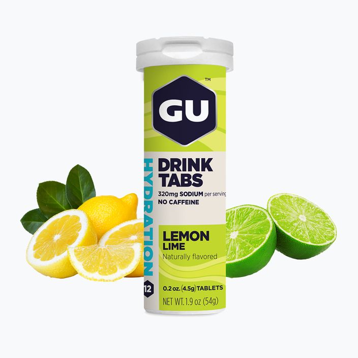 GU Hydration Drink Tabs лимон/лайм 12 таблетки 2