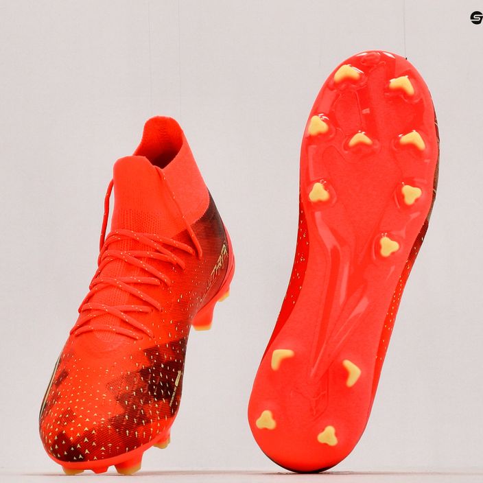 Детски футболни обувки PUMA Ultra Pro FG/AG Jr оранжеви 106918 03 11