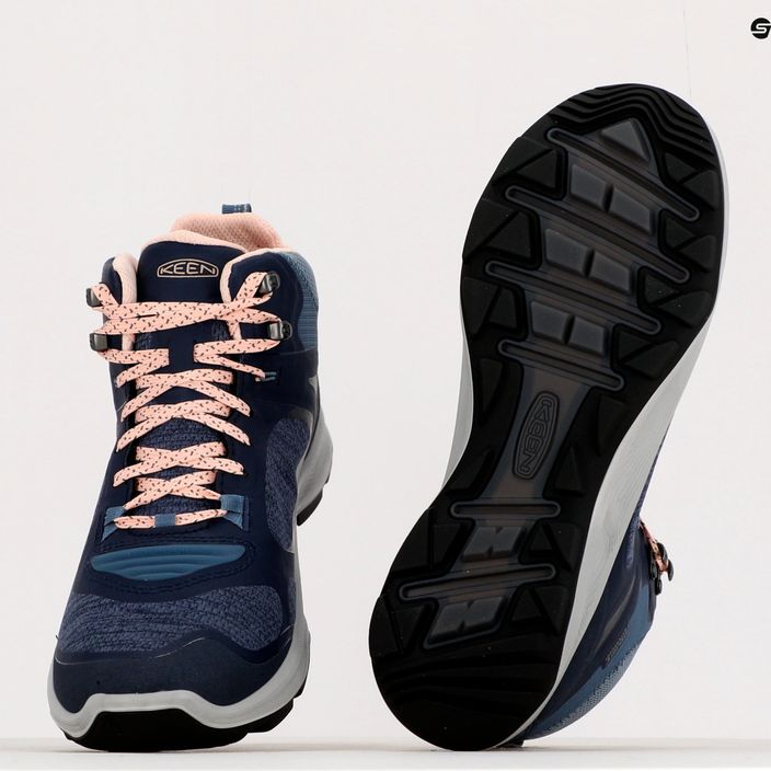 Дамски обувки за трекинг KEEN Terradora Flex Mid navy blue 1026877 12