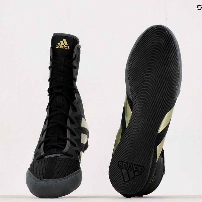 Боксови обувки adidas Box Hog 4 черен-златист GZ6116 13