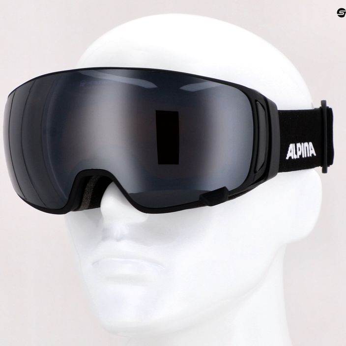 Очила за ски Alpina Double Jack Mag Q-Lite black matt/mirror black 12
